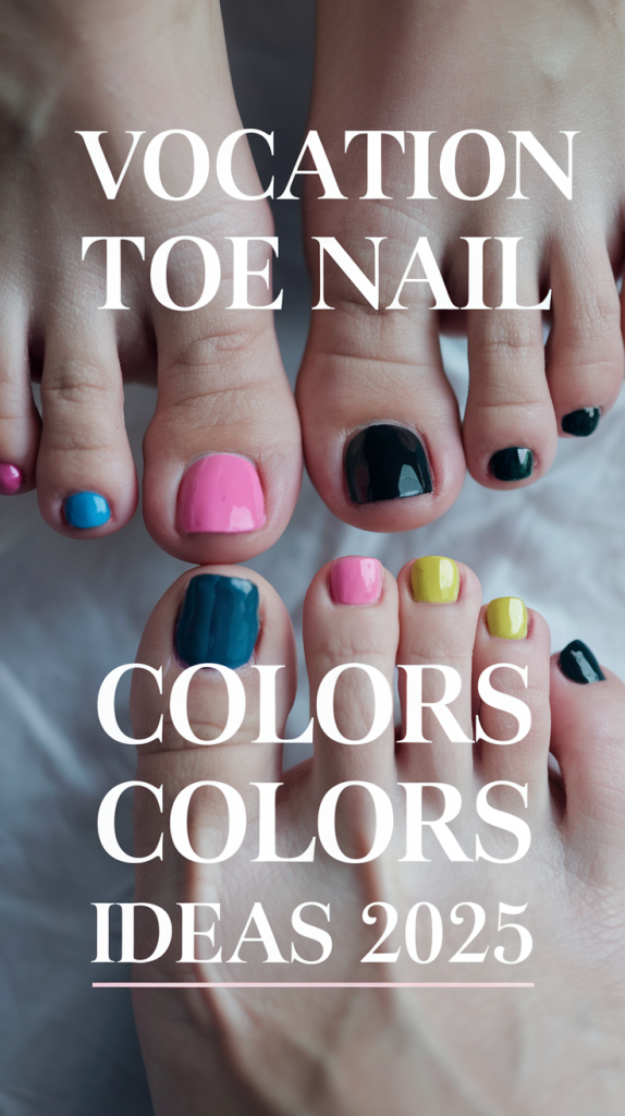 Vacation Toe Nail Colors Ideas 2025 – Trendy Pedicure Designs for Getaways