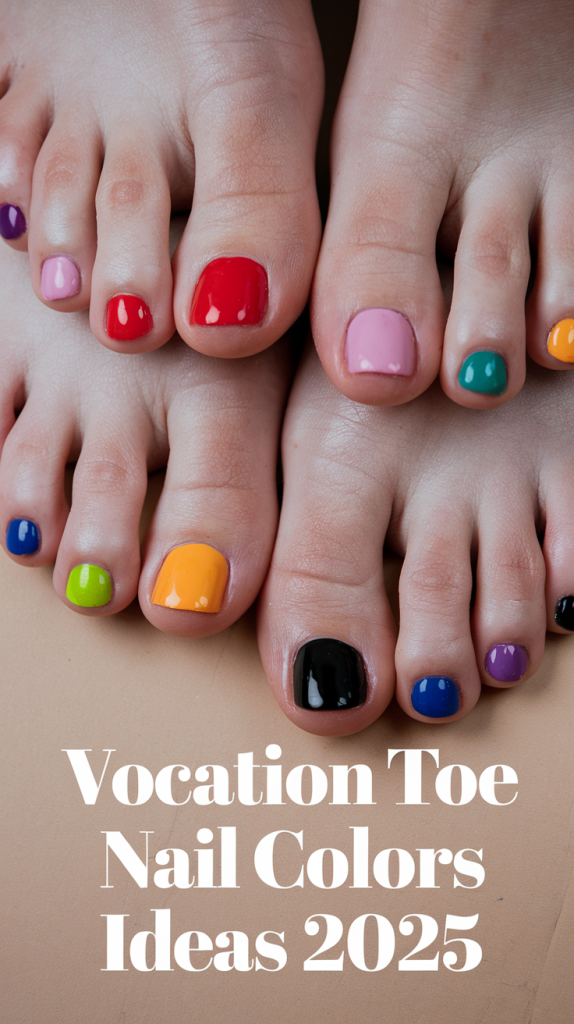 Vacation Toe Nail Colors Ideas 2025 – Trendy Pedicure Designs for Getaways