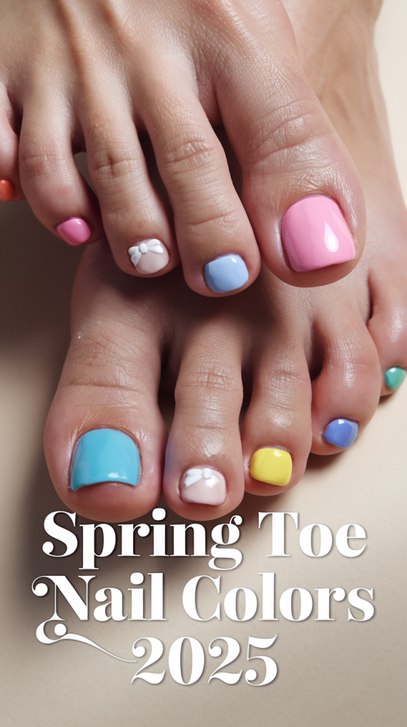 Spring Toe Nail Colors 2025 – Trendy Pedicure Ideas for the Season