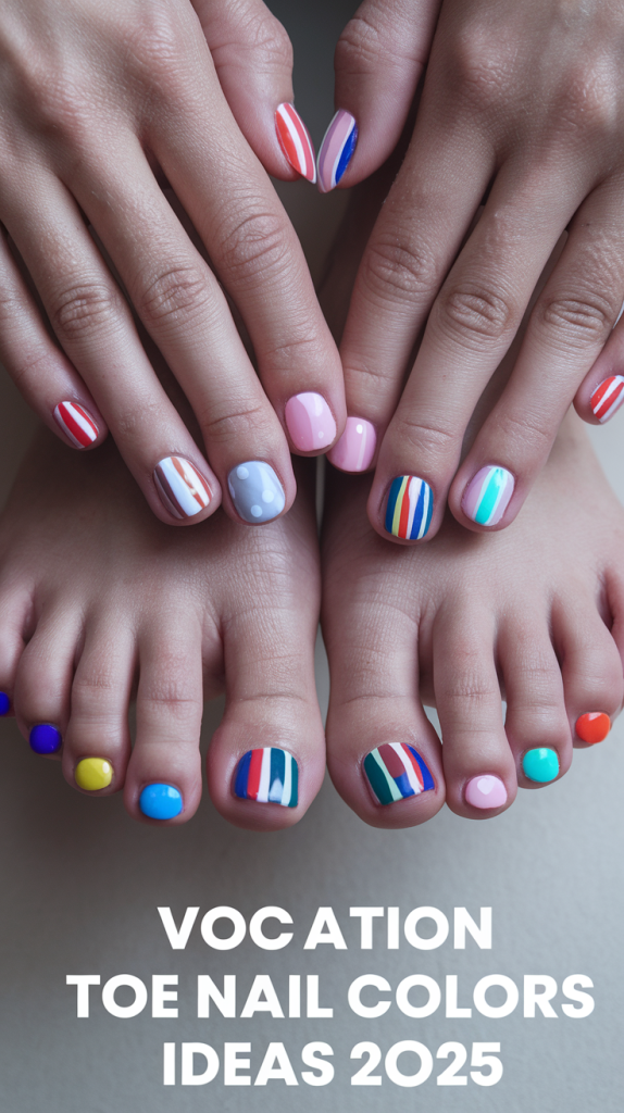 Vacation Toe Nail Colors Ideas 2025 – Trendy Pedicure Designs for Getaways