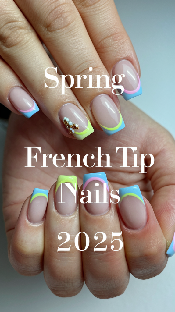 Spring French Tip Nails 2025 – Trendy & Pastel Designs for a Fresh Look