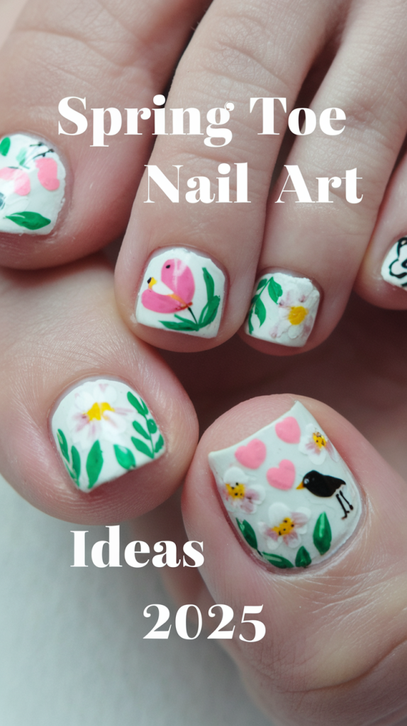 Spring Toe Nail Art Ideas 2025 – Classy & Simple Designs Gel