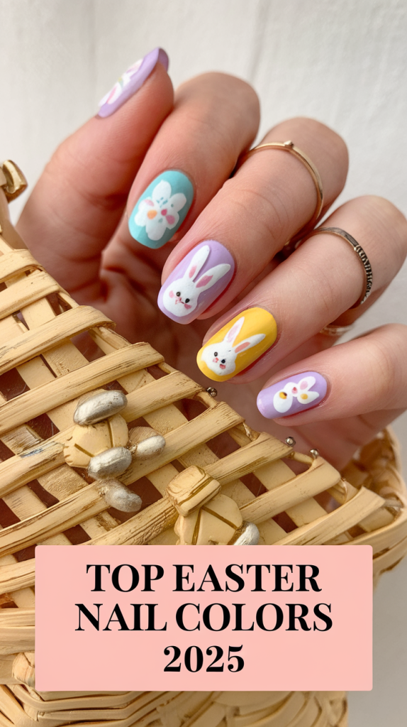 Easter Nails Color Ideas 2025 – Pastel, Floral & Egg-Inspired Designs