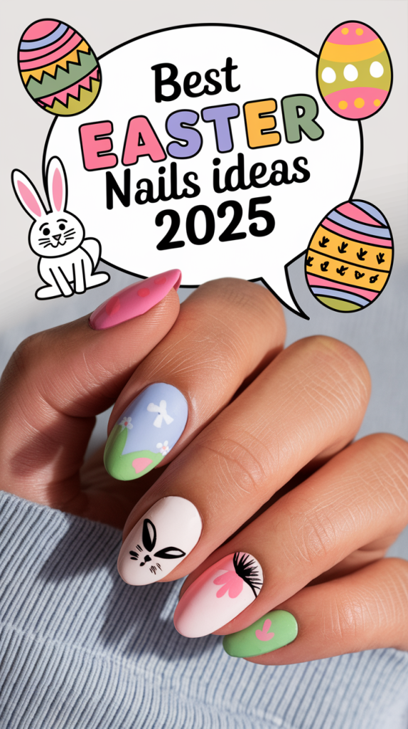 Easter Nails Ideas 2025: Cute Bunny & Pastel Designs for Spring