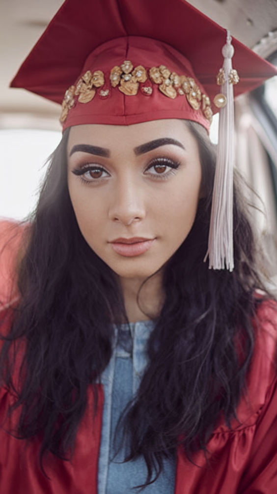 Graduation Hairstyles with Cap Ideas 2025 – Perfect Looks for Pictures