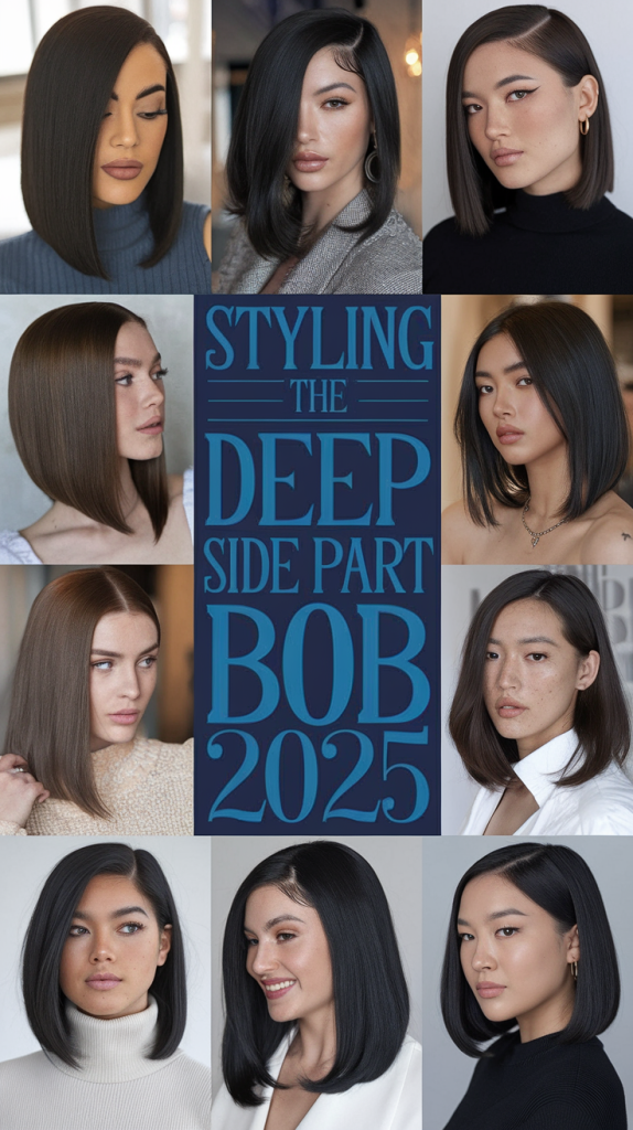 Discover the Elegance of Deep Side Part Bob 2025: Chic & Sophisticated Styles