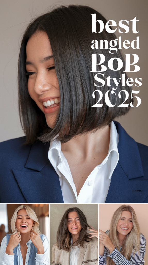 Discover the Latest Angled Bob Hairstyles 2025 - Explore New Trends and Styles!