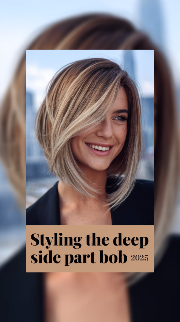 Discover the Elegance of Deep Side Part Bob 2025: Chic & Sophisticated Styles