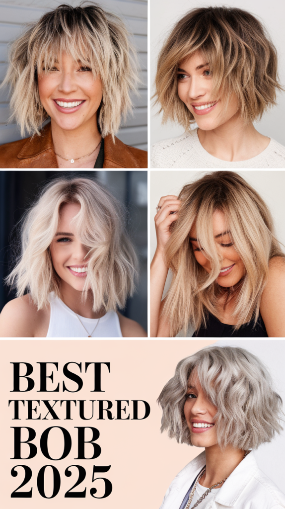 Textured Bob 2025: Trendy Haircuts for a Modern Look