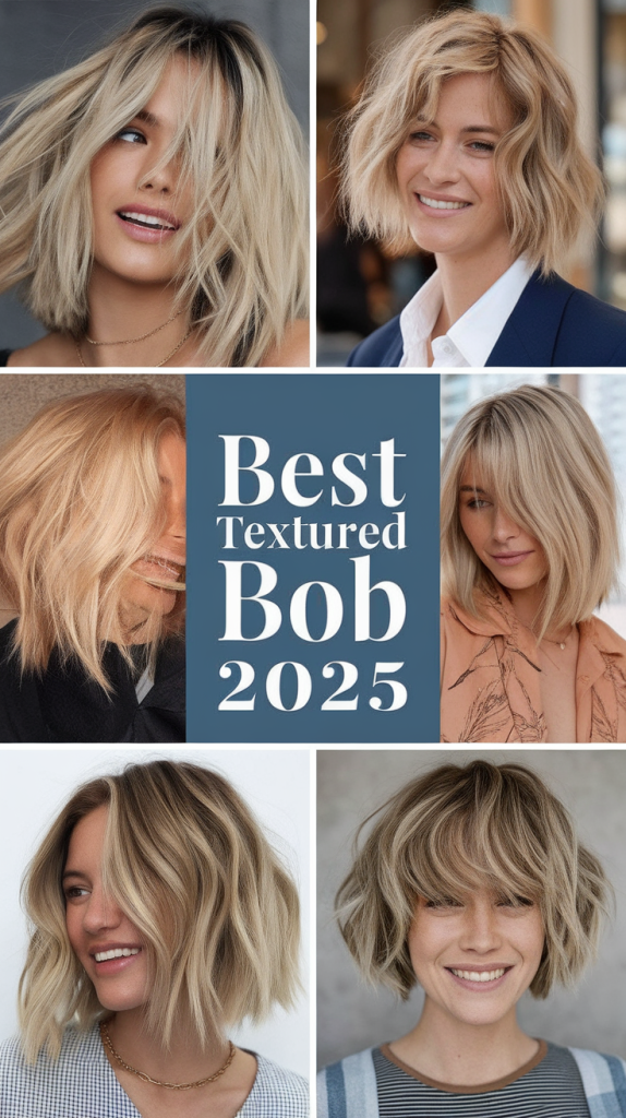 Textured Bob 2025: Trendy Haircuts for a Modern Look