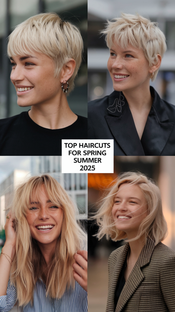 Spring Summer Season Haircuts Ideas 2025 – Trendy Cuts & Colors to Try