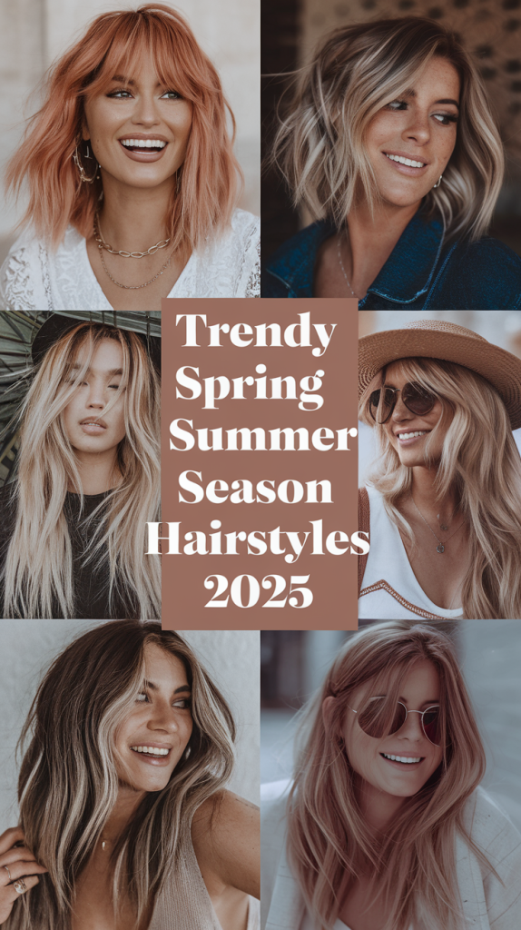 Spring Summer Season Hairstyles Ideas 2025: Top Trends to Try Now