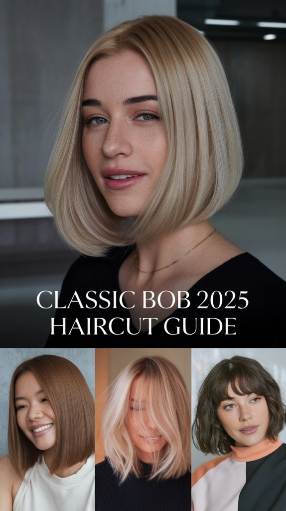 Classic Bob 2025 Haircut Trends: Sleek, Layered, Wavy, and Textured Styles for Every Face Shape