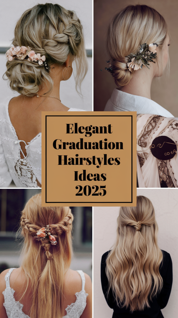 Graduation Hairstyles Ideas 2025 – Elegant & Trendy Looks for Your Big Day