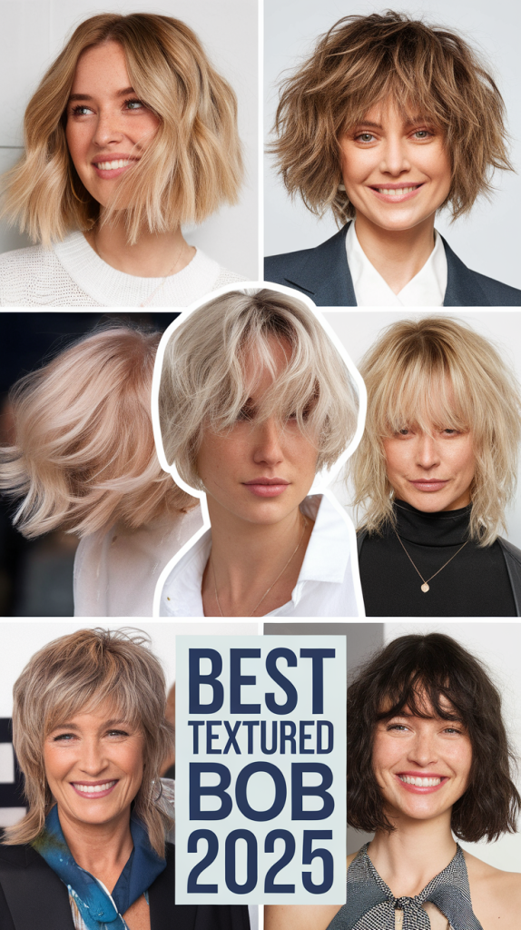 Textured Bob 2025: Trendy Haircuts for a Modern Look