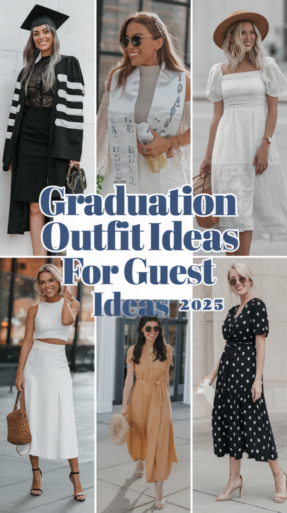 Graduation Outfit Ideas for Guests 2025 – Casual Simple Elegant Styles