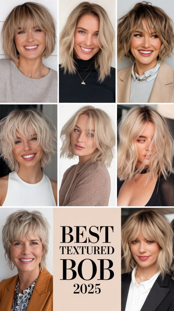 Textured Bob 2025: Trendy Haircuts for a Modern Look