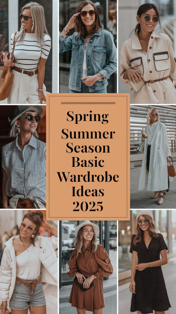 Spring Summer Season Basic Wardrobe Ideas 2025: Essential Dresses, Versatile Denim, Elegant Maxi Outfits, and Effortlessly Chic Styles for Warm Months