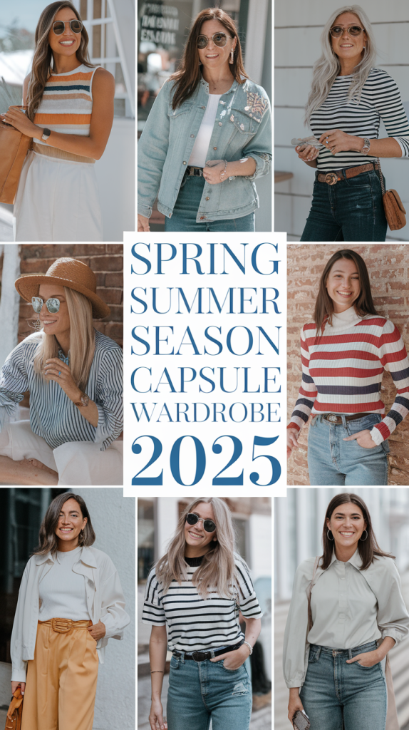 Spring Summer Season Capsule Wardrobe Ideas 2025 – Chic & Versatile Looks