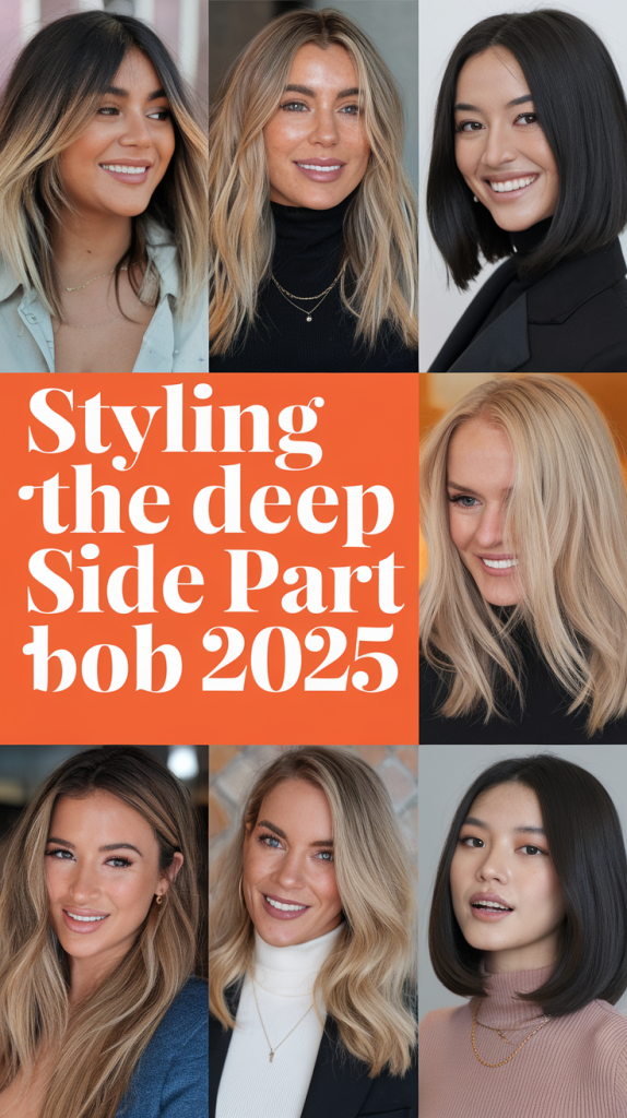 Discover the Elegance of Deep Side Part Bob 2025: Chic & Sophisticated Styles