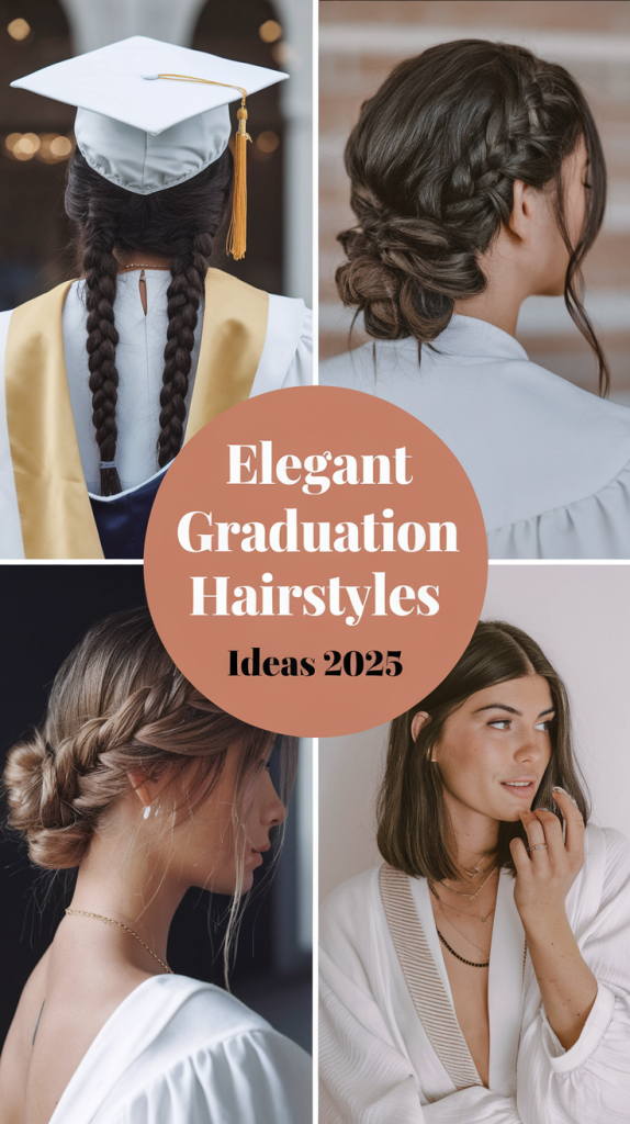 Graduation Hairstyles Ideas 2025 – Elegant & Trendy Looks for Your Big Day