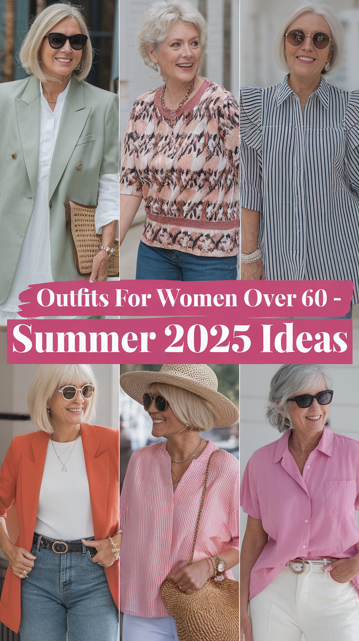 Elegant and Stylish Outfits for Women Over 60 – Summer 2025 Ideas That ...