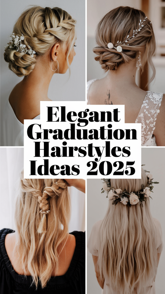 Graduation Hairstyles Ideas 2025 – Elegant & Trendy Looks for Your Big Day