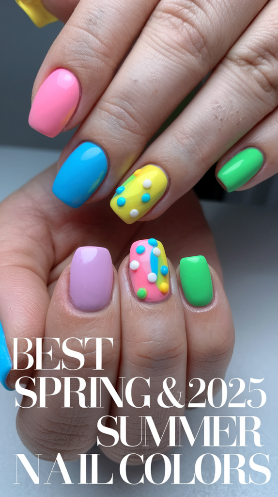 Spring Summer Season Nails Color Ideas 2025: Trendy Designs & Shades