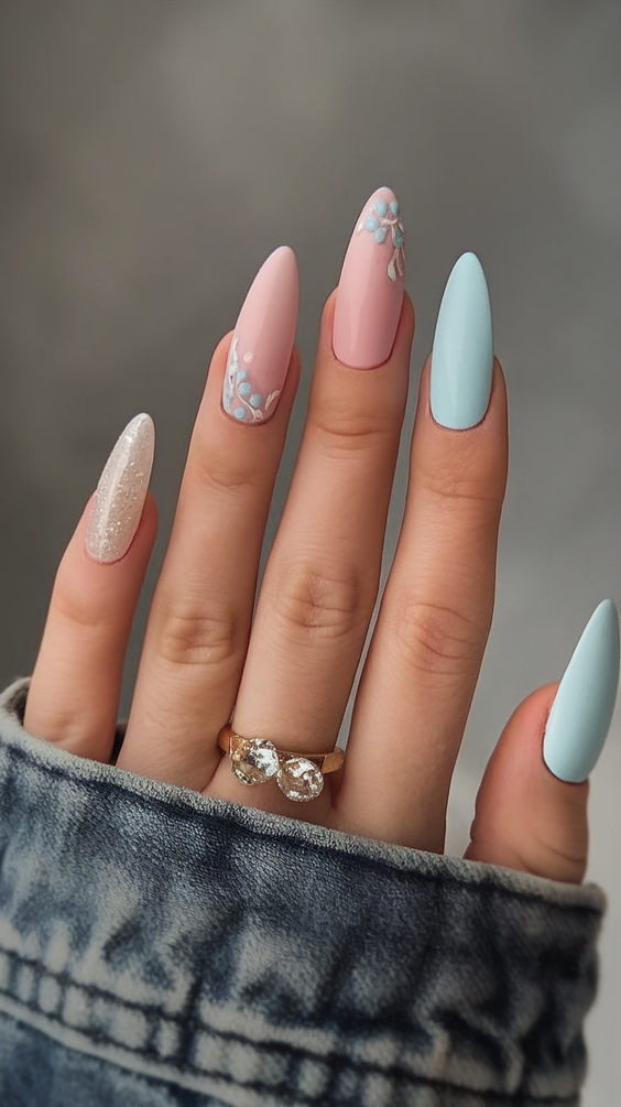 June Nails Color Ideas 2025 for Every Vibe: From Floral to Ombre to Soft Summer Pastels