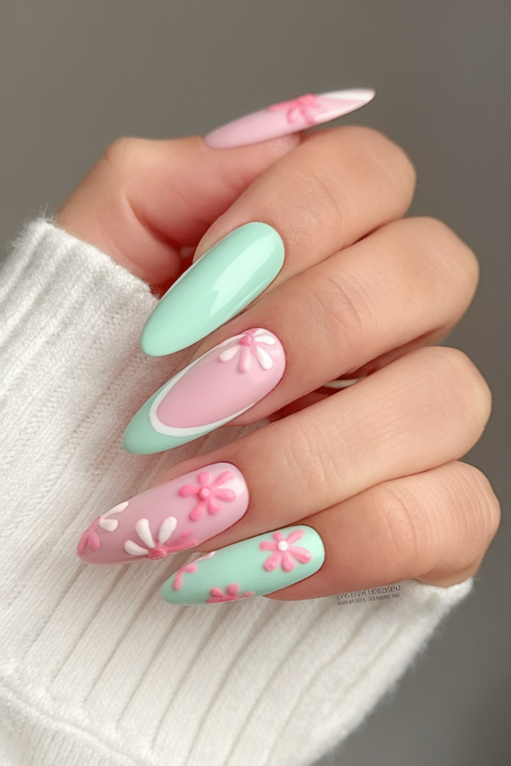 June Nails Color Ideas 2025 for Every Vibe: From Floral to Ombre to Soft Summer Pastels