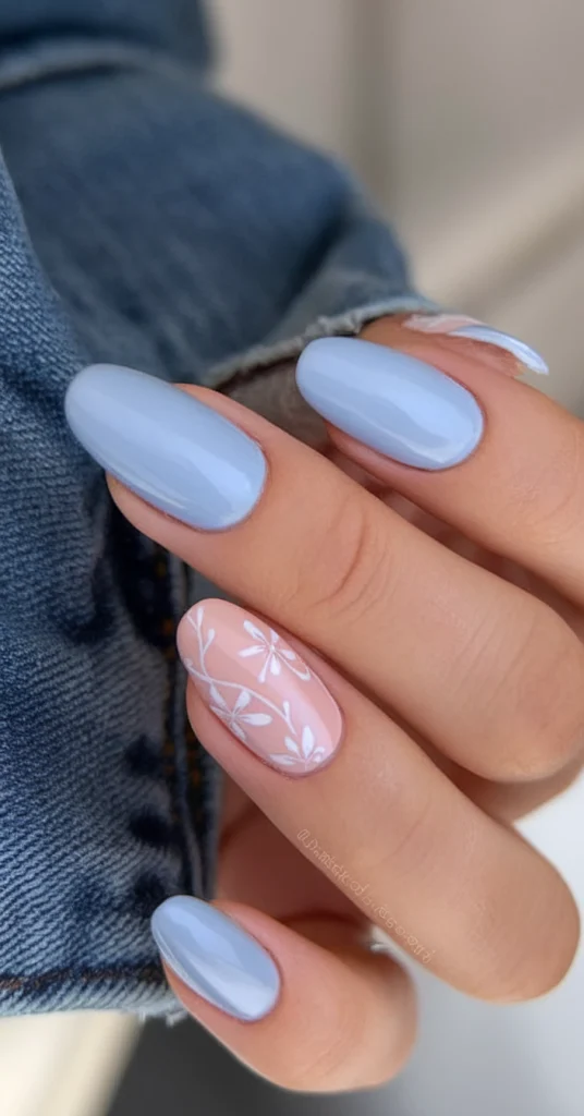 Chic June Nails Ideas 2025 with Florals and Pastels