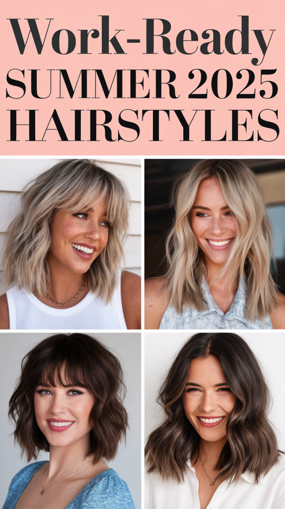 Quick & Professional Hairstyles for Work - Summer 2025 You Can Do in 10 Minutes or Less