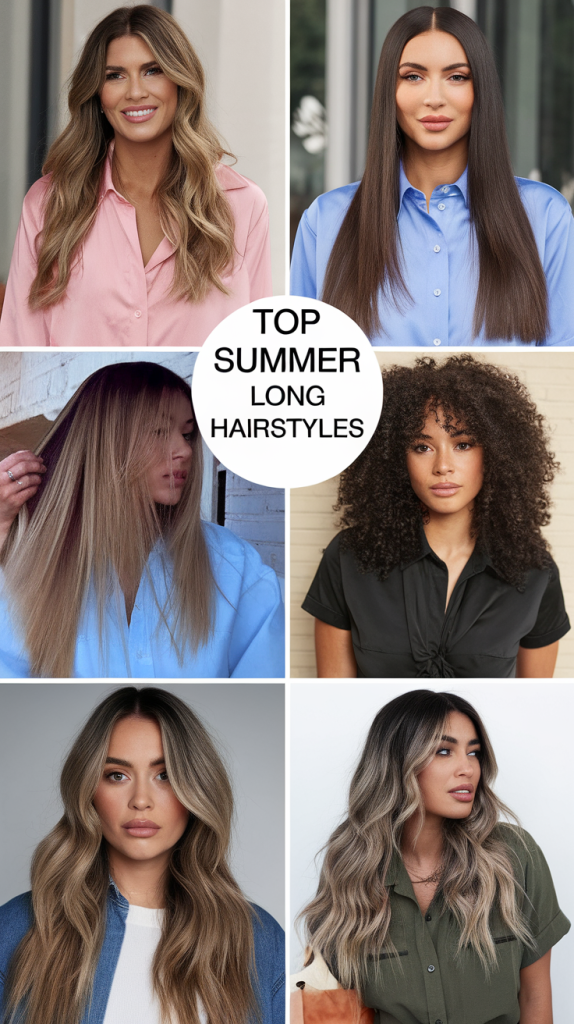 Gorgeous Long Hair Ideas for Summer 2025: Wavy, Straight, Curly Styles You'll Love
