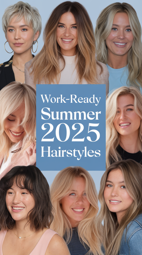 Quick & Professional Hairstyles for Work - Summer 2025 You Can Do in 10 Minutes or Less
