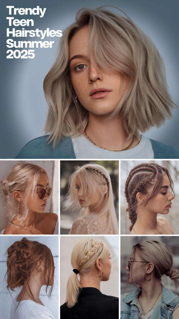 Top Braided and Wavy Hairstyles for Teen Girls – Summer 2025 Inspiration
