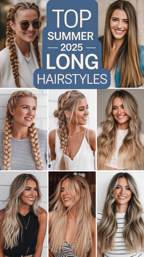 Gorgeous Long Hair Ideas for Summer 2025: Wavy, Straight, Curly Styles You'll Love