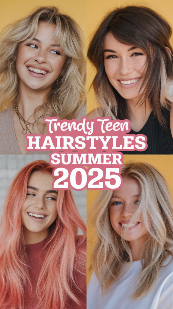 Top Braided and Wavy Hairstyles for Teen Girls – Summer 2025 Inspiration