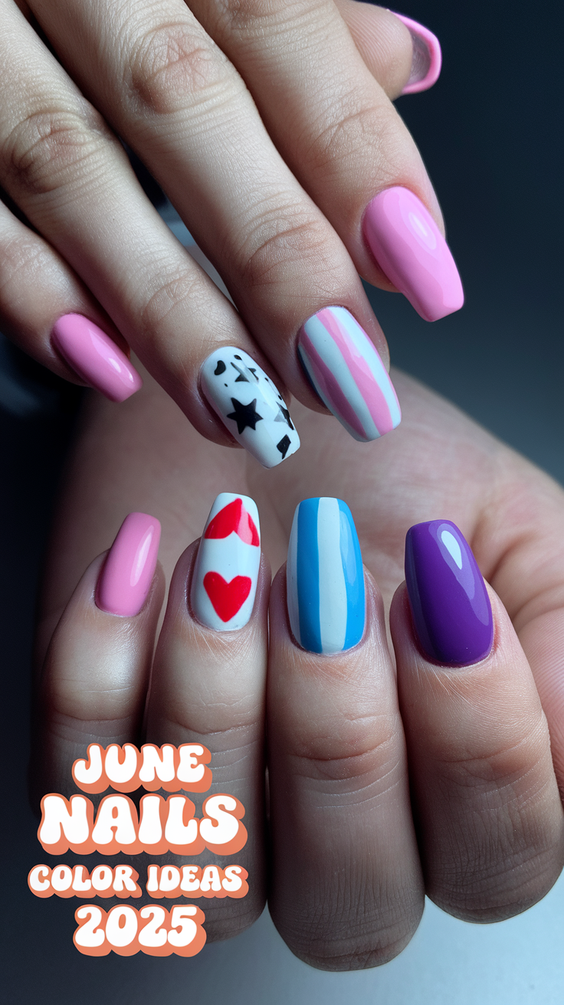 June Nails Color Ideas 2025 for Every Vibe: From Floral to Ombre to Soft Summer Pastels