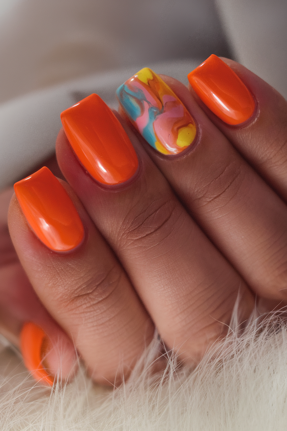 Summer Gel Nail Design Ideas 2025 with Bold Color Combos, Shapes, and Artistic Details