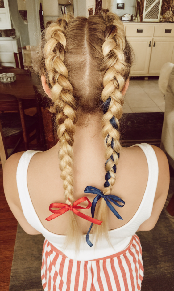 Festive 4th of July Hairstyles Ideas 2025 to Shine at Barbecues, Parades, and Fireworks Shows