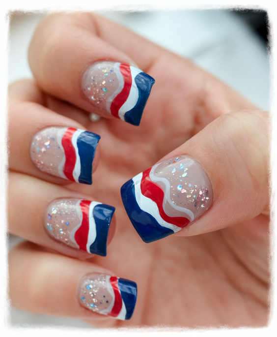 Patriotic Nails Design Ideas 2025: Red, White & Blue Trends for Summer Glamour