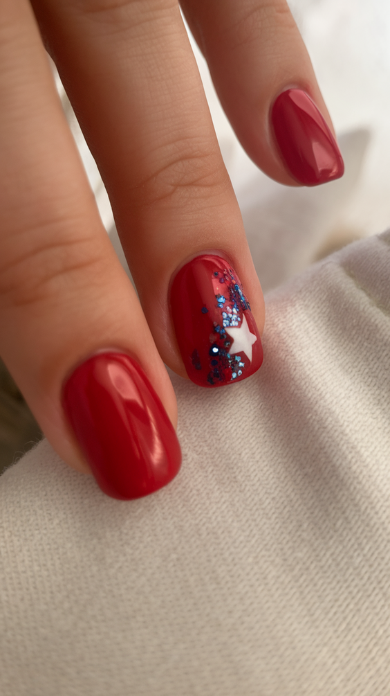 Patriotic Nails Design Ideas 2025: Red, White & Blue Trends for Summer Glamour