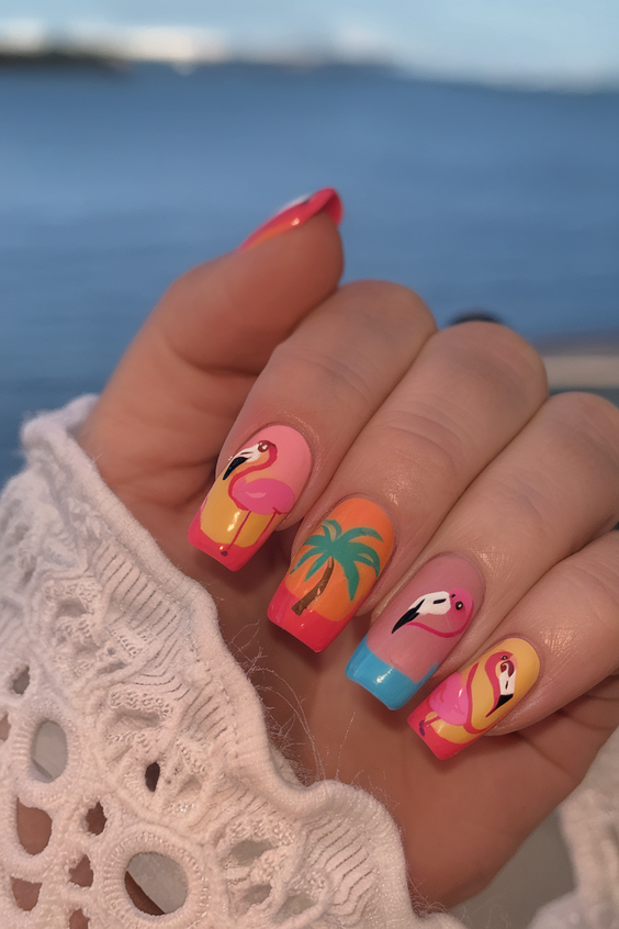 Tropical Vacation Nails Ideas 2025: Stunning Beach-Ready Looks for Every Summer Outfit