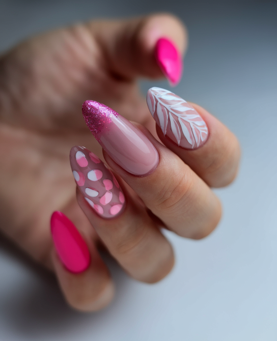 Summer Almonds Nails Ideas 2025 for Colorful Beach Vacation Looks with Classy Simple Designs