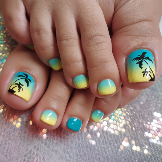 Beach Toe Nails Ideas 2025: Top Summer Vacation Designs, Colors, and Trends for Holiday Pedicures