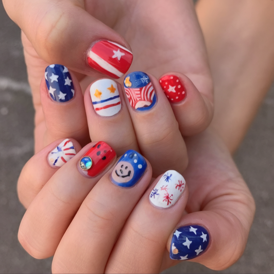 July Nails Color Ideas 2025: Trendy Red, Blue & Summer Designs for Every 4th of July and Wedding