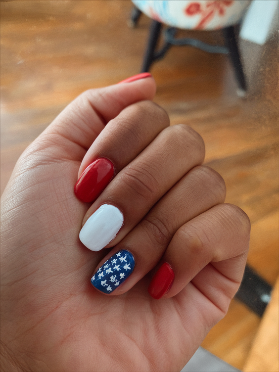 Simple 4th of July Nails Ideas 2025 for Easy Patriotic Manicures Anyone Can Do at Home