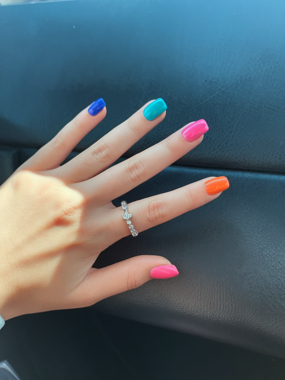 Colorful Summer Nails Ideas 2025: Explore the Boldest Almond, Square, and Neon Trends of the Season