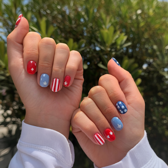 July Nails Color Ideas 2025: Trendy Red, Blue & Summer Designs for Every 4th of July and Wedding