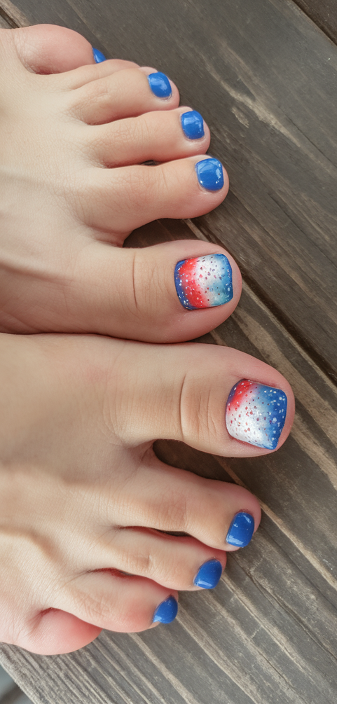 4th of July Pedicure Ideas 2025: Patriotic Designs for Your Summer Toes